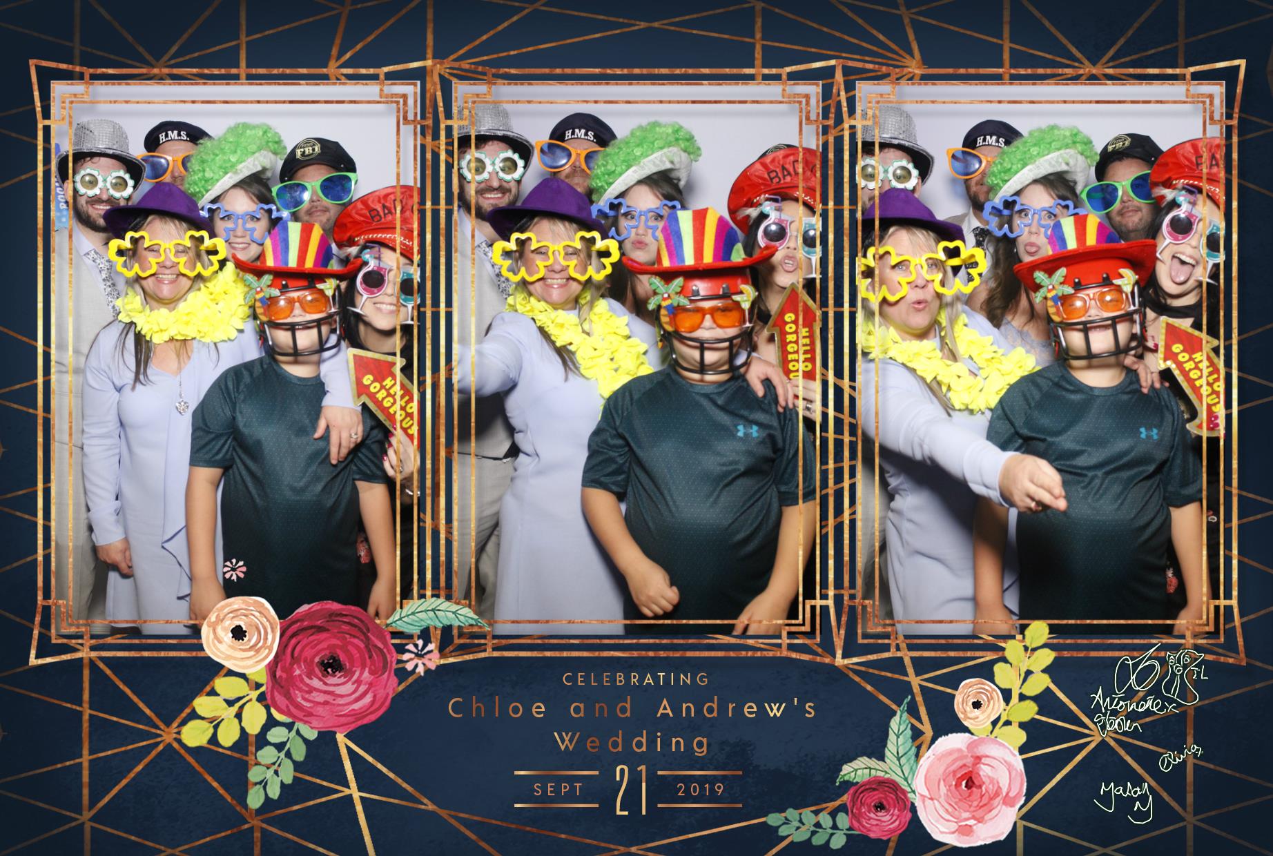 Chloe and Andrew's Wedding | View more photos from the event at gallery.myphotoboothexperience.co.uk/u/MyPhotoBoothExperienceLtd/Chloe-and-Andrews-Wedding